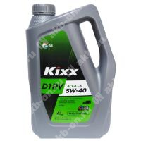 Масло моторное KIXX D1 RV 5W-40 SN C3 синтетическое 4 л