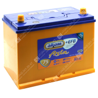 АКБ 75 - 6СТ АКОМ-Азия EFB VL Euro