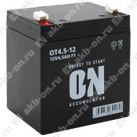 Аккумулятор тяговый 12В 4,5 Ач ON AGM