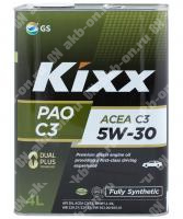Масло моторное KIXX PAO 5W-30 SN/CF C3 синтетическое 4 л