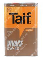 Масло моторное TAIF VIVACE 0W-40 SN/CF A3/B4 синтетическое 4 л