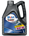 Масло моторное Mobil Super 2000 10W-40 SL/СF A3/B3 полусинтетическое 4 л