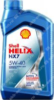 Масло моторное Shell Helix HX7 5W-40 SN/CF A3/B3/B4 полусинтетическое 1 л