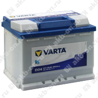 Аккумулятор автомобильный 12В 60Ач Varta Bue Dynamic D24 обратной полярности