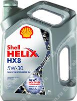 Масло моторное Shell Helix HX8 5W-30 SL/CF A3/B3/B4 синтетическое 4 л