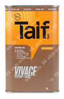 Масло моторное TAIF VIVACE 10W-40 SN/CF A3/B4 полусинтетическое 1 л