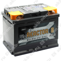 Аккумулятор автомобильный 12В 62Ач Реактор обратной полярности 
