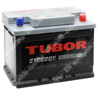 Аккумулятор автомобильный 12В 65Ач TUBOR SYNERGY обратной полярности 