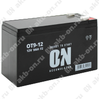 Аккумулятор тяговый 12В 9 Ач ON AGM