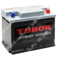 Аккумулятор автомобильный 12В 61Ач TUBOR SYNERGY обратной полярности 