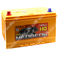 Аккумулятор автомобильный 12В 110Ач Медведь Са/Са Asia прямой полярности