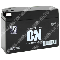 Аккумулятор мотоциклетный 12В 3Ач ON AGM обратной полярности YT4B-BS