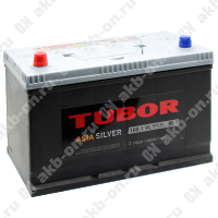 Аккумулятор автомобильный 12В 100Ач TUBOR Siver Asia 105D31R прямой полярности