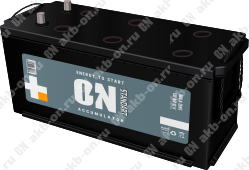 Аккумулятор автомобильный 12В 132Ач ON Standart прямой полярности