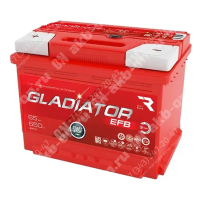 Аккумулятор автомобильный 12В 65Ач Gadiator EFB прямой полярности