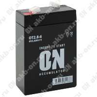 Аккумулятор тяговый 6В 2,8 Ач ON AGM