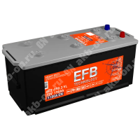 Аккумулятор автомобильный 12В 190Ач TUBOR EFB обратной полярности 