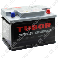 Аккумулятор автомобильный 12В 60Ач TUBOR SYNERGY обратной полярности  низ.