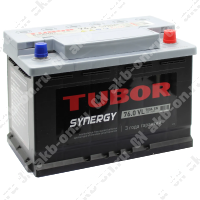 Аккумулятор автомобильный 12В 76Ач TUBOR SYNERGY обратной полярности 