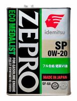 Масло моторное IDEMITSU ZEPRO ECO MEDALIST FS 0W-20 SP GF-6A синтетическое 4 л