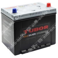 Аккумулятор автомобильный 12В 70Ач TUBOR Siver Asia 65D23L обратной полярности 