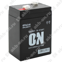 Аккумулятор тяговый 6В 4,5 Ач ON AGM