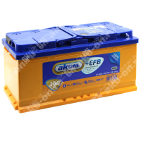 Аккумулятор автомобильный 12В 100Ач АКОМ +EFB обратной полярности 
