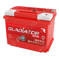 АКБ 6СТ - 65 Ач Gladiator EFB L Euro