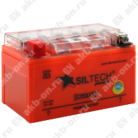 Аккумулятор мотоциклетный 12В 7Ач SILTECH GEL прямой полярности YTX7A-BS
