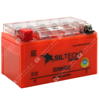 Аккумулятор мотоциклетный 12В 7Ач SILTECH GEL прямой полярности YTX7A-BS