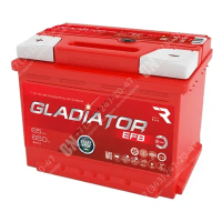 АКБ 6СТ - 65 Ач Gladiator EFB L