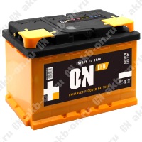 Аккумулятор автомобильный 12В 60Ач ON EFB прямой полярности