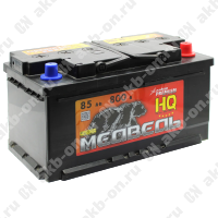 Аккумулятор автомобильный 12В 85Ач Медведь Са/Са обратной полярности  низ.