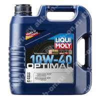 Масло моторное LIQUI MOLY Optimal 10W-40 SL/CF A3/B3 полусинтетическое 4 л