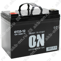 Аккумулятор тяговый 12В 33 Ач ON AGM