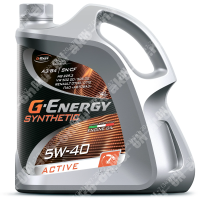 Масло моторное G-Energy Synthetic Active 5W40 4л Синтетическое