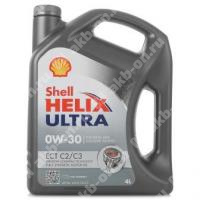 Масло моторное Shell Helix Ultra ECT С2/С3 Pure Plus 0W-30 SP C2/C3 синтетическое 4 л