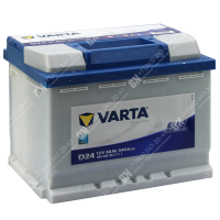 Аккумулятор автомобильный 12В 60Ач Varta Bue Dynamic D24 обратной полярности