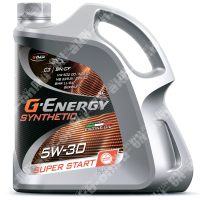 5w30 Масло моторное G-Energy Synth Super Start 4л/3,396кг канистра