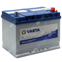 Аккумулятор автомобильный 12В 70Ач Varta Bue Dynamic E23 Asia обратной полярности
