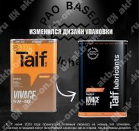 Масло моторное TAIF VIVACE 5W-40 SN/CF A3/B4 синтетическое 4 л  black