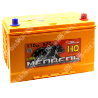 Аккумулятор автомобильный 12В 110Ач Медведь Са/Са Asia обратной полярности 