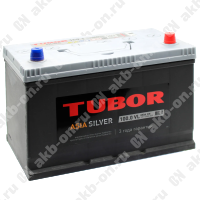 Аккумулятор автомобильный 12В 100Ач TUBOR Siver Asia 105D31L обратной полярности