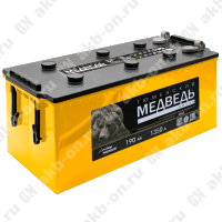 Аккумулятор автомобильный 12В 190Ач Тюменский Медведь  болт прямой полярности