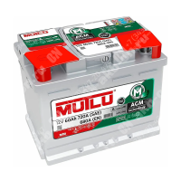 Аккумулятор автомобильный 12В 60Ач Mutlu AGM обратной полярности