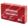 Аккумулятор 6В 7,2Ач General Sequrity KL AGM