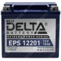Аккумулятор мотоциклетный 12В 20Ач Delta EPS GEL обратной полярности YTX20L-BS