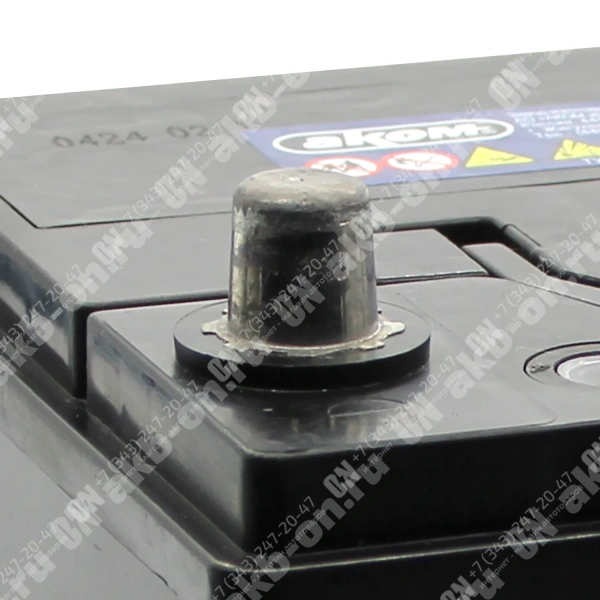 Аккумулятор автомобильный 12В 65Ач АКОМ Asia +EFB 65D23L обратной полярности 