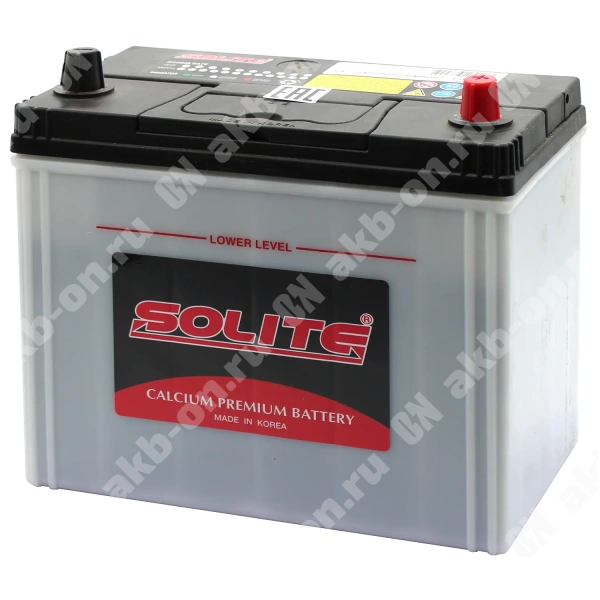Аккумулятор автомобильный 12В 50Ач Solite Asia 65B24L обратной полярности