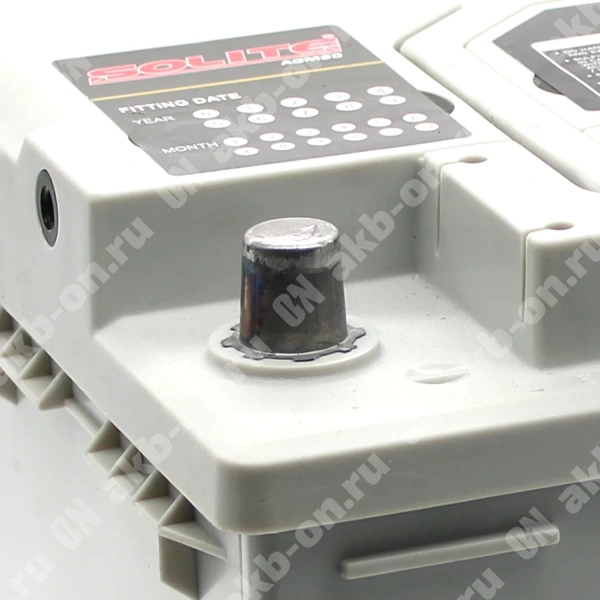 Аккумулятор автомобильный 12В 60Ач Solite AGM обратной полярности 